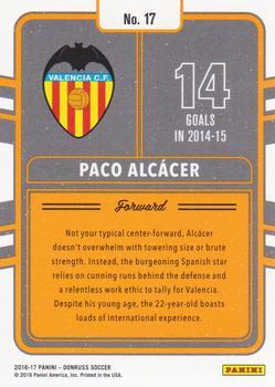 2016-17 Donruss - Production Line Holographic #17 Paco Alcacer Back