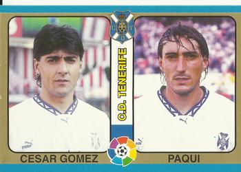 1995 Mundicromo Sport Futbol Total #84 Cesar Gomez / Paqui Front