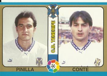 1995 Mundicromo Sport Futbol Total #88 Pinilla / Conte Front
