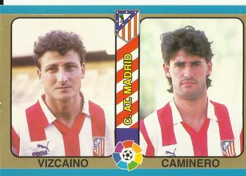 1995 Mundicromo Sport Futbol Total #104 Vizcaino / Caminero Front