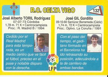 1995 Mundicromo Sport Futbol Total #132 Gil / Toril Back