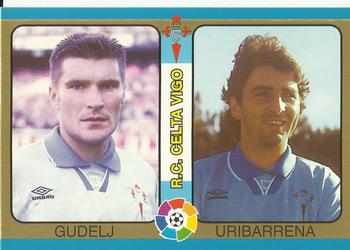 1995 Mundicromo Sport Futbol Total #135 Gudelj / Uribarrena Front