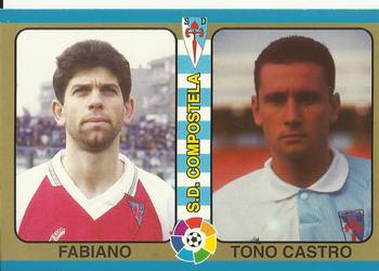 1995 Mundicromo Sport Futbol Total #177 Fabiano / Toño Castro Front