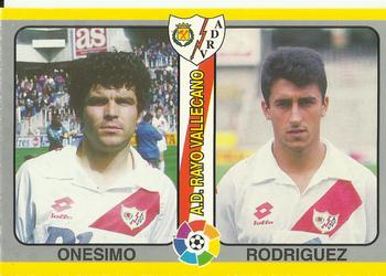 1995 Mundicromo Sport Futbol Total #186 Onesimo / Rodriguez Front