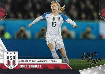 2016 Panini U.S. National Team - First Caps #1 Emily Sonnett Front