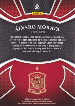 2016-17 Panini Select - Equalizers #20 Alvaro Morata Back