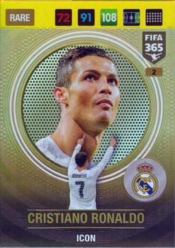 2016-17 Panini Adrenalyn XL FIFA 365 #2 Cristiano Ronaldo Front