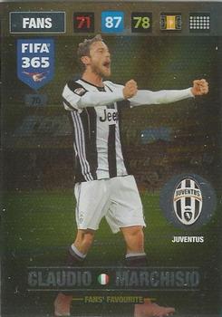 2016-17 Panini Adrenalyn XL FIFA 365 #70 Claudio Marchisio Front