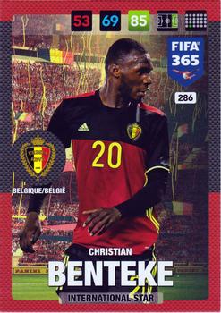 2016-17 Panini Adrenalyn XL FIFA 365 Nordic Edition #286 Christian Benteke Front