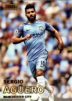 2016 Stadium Club Premier League - Gold Foil #18 Sergio Agüero Front