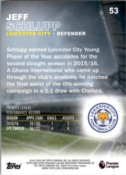 2016 Stadium Club Premier League - Gold Foil #53 Jeff Schlupp Back