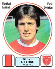 1981-82 Panini Football 82 (UK) #8 Steve Gatting Front