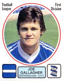 1981-82 Panini Football 82 (UK) #36 Joe Gallagher Front