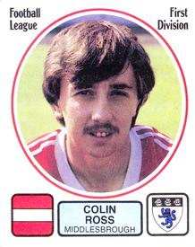 1981-82 Panini Football 82 (UK) #178 Colin Ross Front