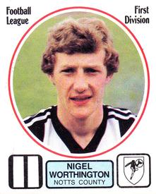 1981-82 Panini Football 82 (UK) #204 Nigel Worthington Front