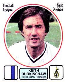 1981-82 Panini Football 82 (UK) #281 Keith Burkinshaw Front