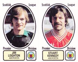 1981-82 Panini Football 82 (UK) #416 Jim Leighton / Stuart Kennedy Front