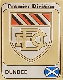 1981-82 Panini Football 82 (UK) #440 Dundee Club Badge Front