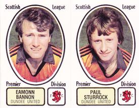 1981-82 Panini Football 82 (UK) #456 Eamonn Bannon / Paul Sturrock Front