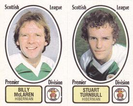 1981-82 Panini Football 82 (UK) #463 Billy McLaren / Stuart Turnbull Front