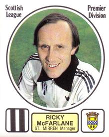1981-82 Panini Football 82 (UK) #496 Ricky McFarlane Front