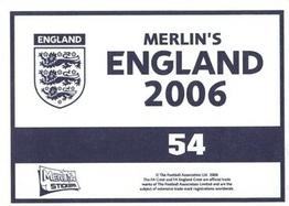 2006 Merlin England #54 Jamie Carragher Back