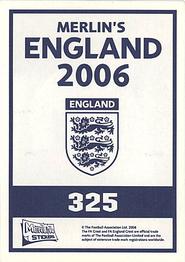 2006 Merlin England #325 Brian McBride Back