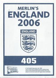 2006 Merlin England #405 Emmanuel Adebayor Back