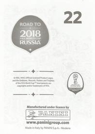 2017 Panini Road To 2018 FIFA World Cup Stickers #22 Matej Mitrovic Back