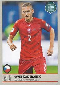 2017 Panini Road To 2018 FIFA World Cup Stickers #37 Pavel Kaderabek Front