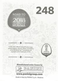 2017 Panini Road To 2018 FIFA World Cup Stickers #248 Rene Krhin Back