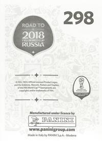 2017 Panini Road To 2018 FIFA World Cup Stickers #298 Jhasmani Campos Back