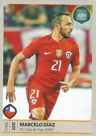 2017 Panini Road To 2018 FIFA World Cup Stickers #330 Marcelo Diaz Front