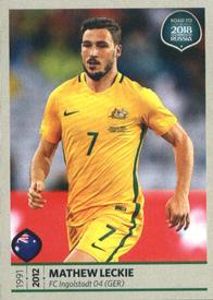 2017 Panini Road To 2018 FIFA World Cup Stickers #446 Mathew Leckie Front