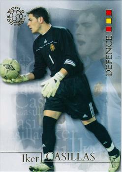 2004 Futera World Football Foil #6 Iker Casillas Front