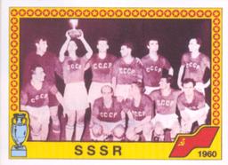 1988 Panini UEFA Euro 88 #5 Team Soviet Union 1960 Front
