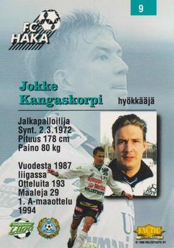 1996 Tactic #9 Jokke Kangaskorpi Back