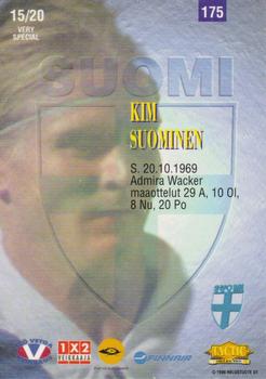 1996 Tactic #175 Kim Suominen Back