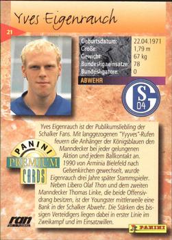 1994 Panini Premium Bundesliga #21 Yves Eigenrauch Back