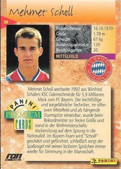 1994 Panini Premium Bundesliga #58 Mehmet Scholl Back