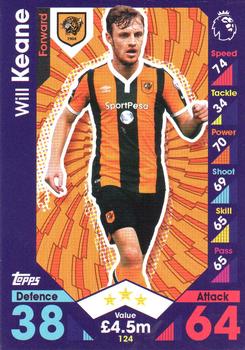 2016-17 Topps Match Attax Premier League #124 Will Keane Front