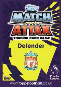 2016-17 Topps Match Attax Premier League #148 Nathaniel Clyne Back