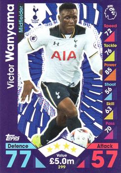 2016-17 Topps Match Attax Premier League #299 Victor Wanyama Front