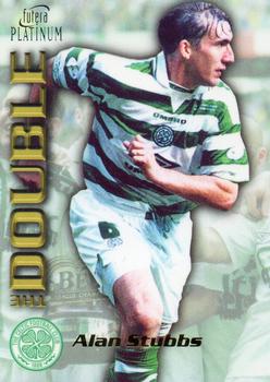 1998 Futera Platinum Celtic The Double #DB16 Alan Stubbs Front
