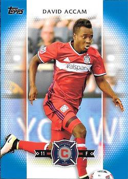 2017 Topps MLS - Blue #21 David Accam Front