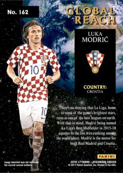 2017 Panini Aficionado - Artist's Proof Bronze #162 Luka Modric Back