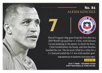 2017 Panini Aficionado - First Kick #86 Alexis Sanchez Back