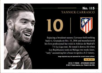 2017 Panini Aficionado - First Kick #115 Yannick Carrasco Back