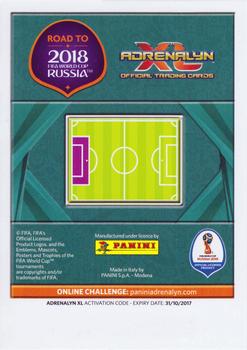 2017 Panini Adrenalyn XL Road to 2018 World Cup #ALG01 Rais M'Bolhi Back