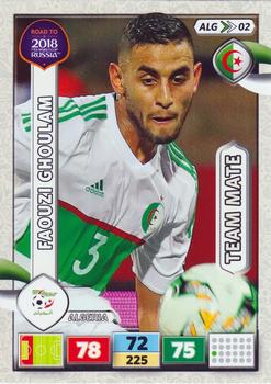 2017 Panini Adrenalyn XL Road to 2018 World Cup #ALG02 Faouzi Ghoulam Front